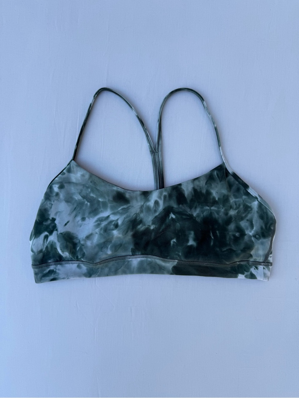 Lululemon Tie-Dye Green Sports Bralette